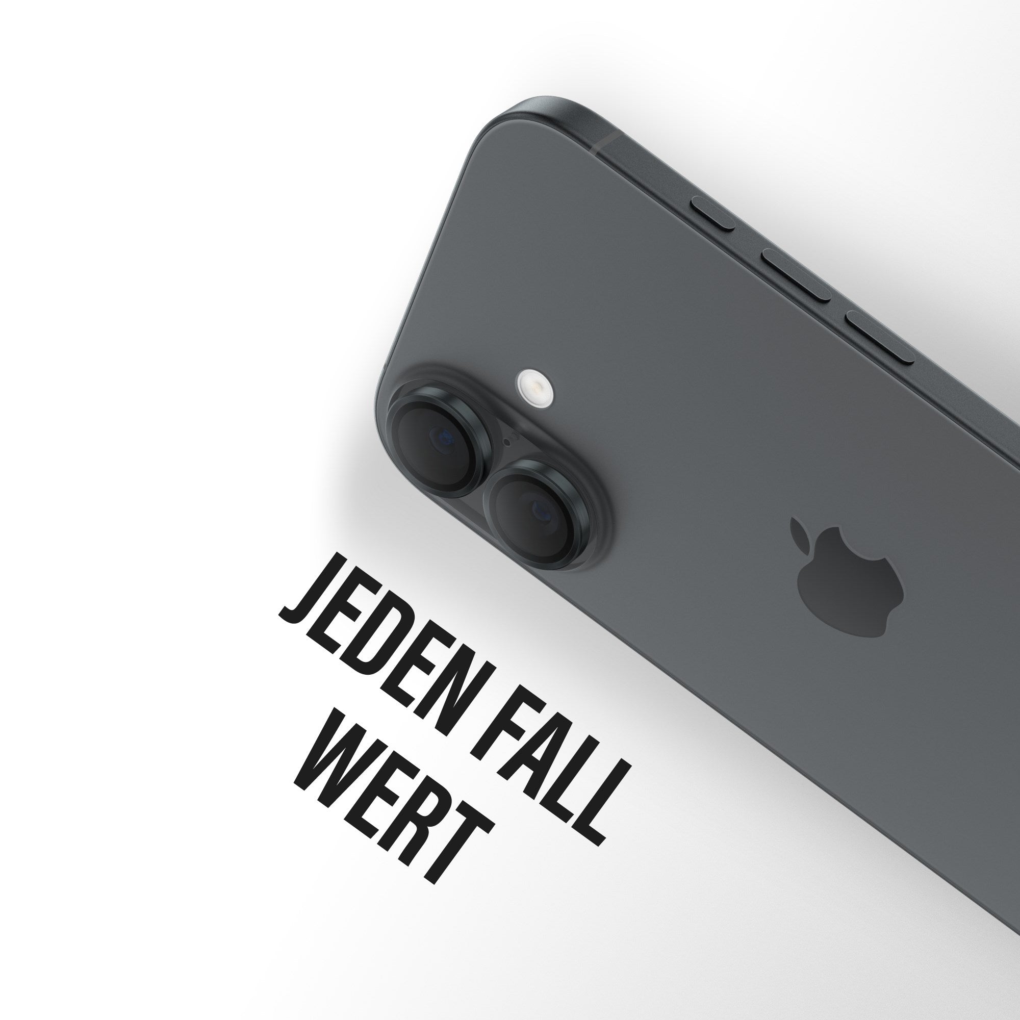 PanzerGlass® Hoops® Kameraschutz Schwarz iPhone 17 | iPhone 16 | 16 Plus